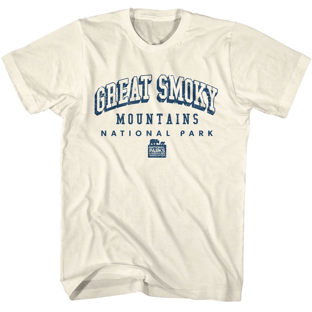 Wholeale NPCA-SMOKY MTN COLLEGIATE-NATURAL ADULT S/S TSHIRT-S