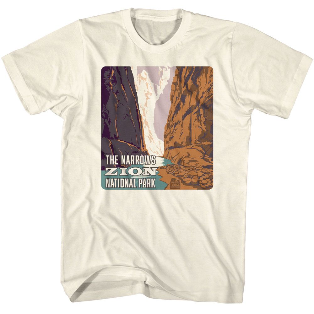 Wholeale NPCA-ZION NARROWS-NATURAL ADULT S/S TSHIRT-S