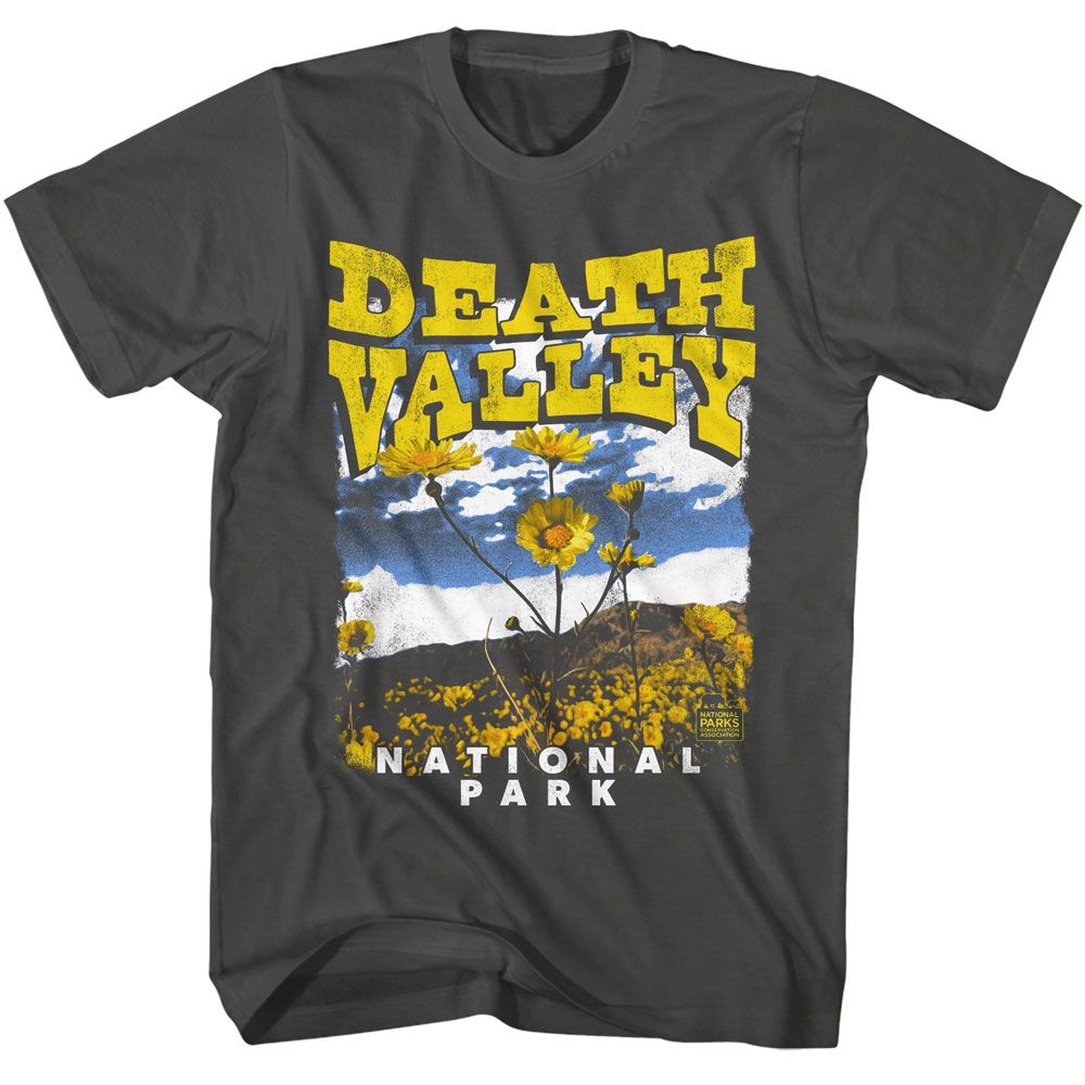 Wholeale NPCA-DEATH VALLEY MARIGOLDS-SMOKE ADULT S/S TSHIRT-S