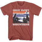 Wholeale NPCA-GSM BEAR AND MTNS LIGHT-TERRACOTTA ADULT S/S TSHIRT-S