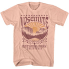 Wholeale NPCA-YOSEMITE DECORATIVE OVAL-PEACH ADULT S/S TSHIRT-S