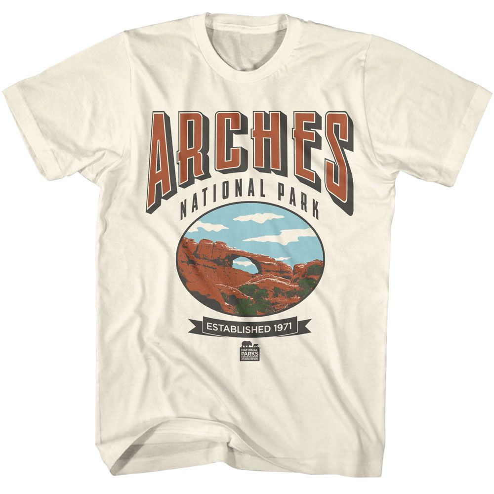 Wholeale NPCA-ARCHES-NATURAL ADULT S/S TSHIRT-S