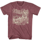 Wholeale NPCA-MESA VERDE-VINTAGE MAROON HEATHER ADULT S/S TSHIRT-S