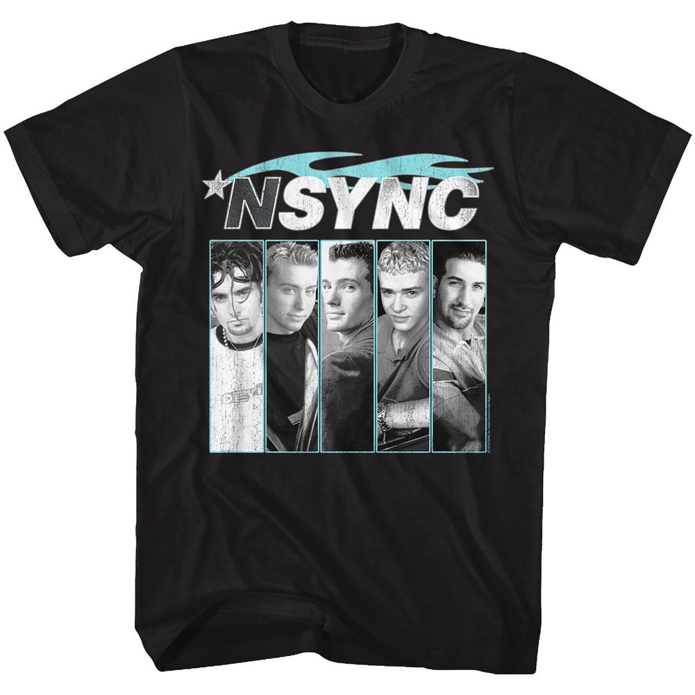 Wholesale NSYNC Blue Flame T-Shirt