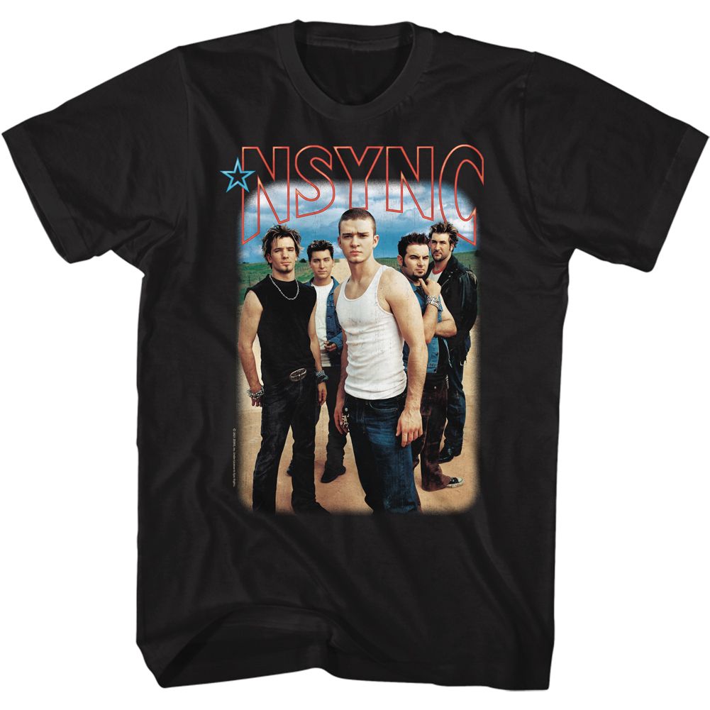 Wholesale NSYNC Blu Skies and Logo T-Shirt