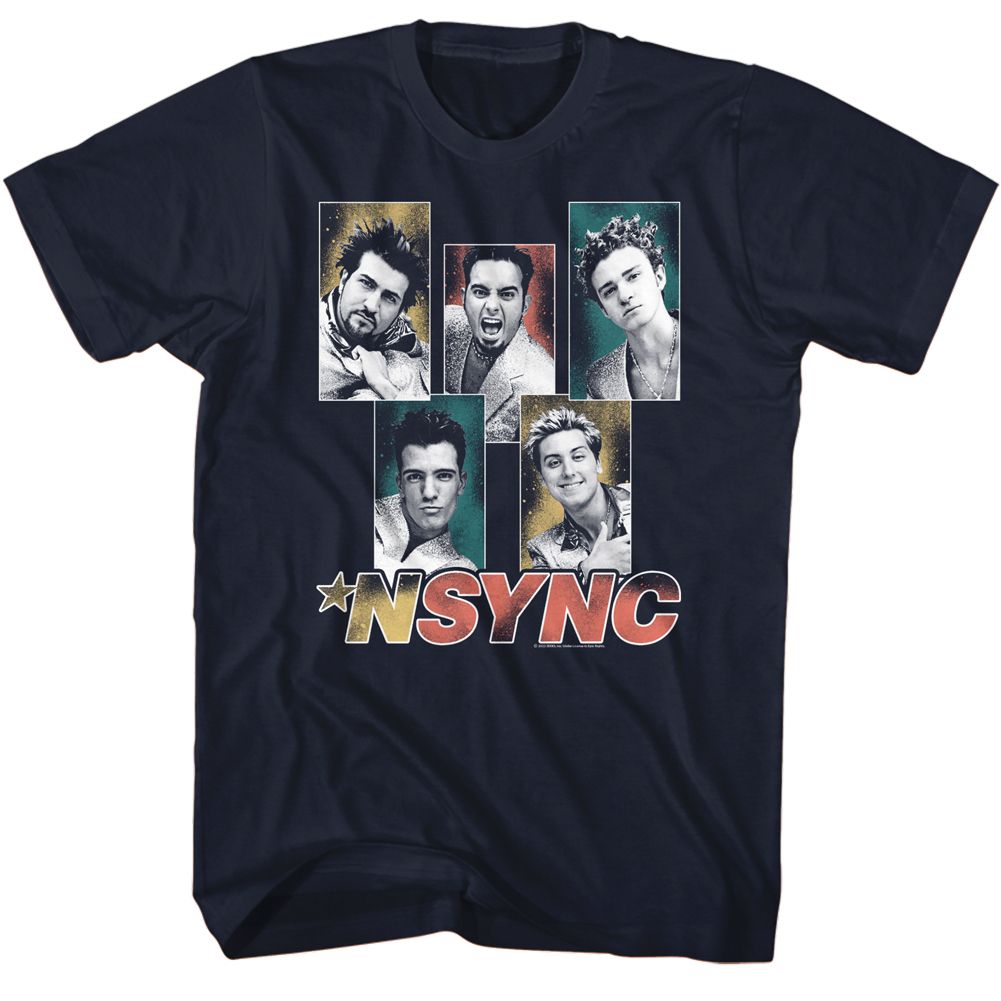 Wholesale NSYNC Sparkly Boxes T-Shirt