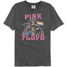Wholesale Pink Floyd 1970's Galaxy Black Garment Dyed Premium Band T-Shirt