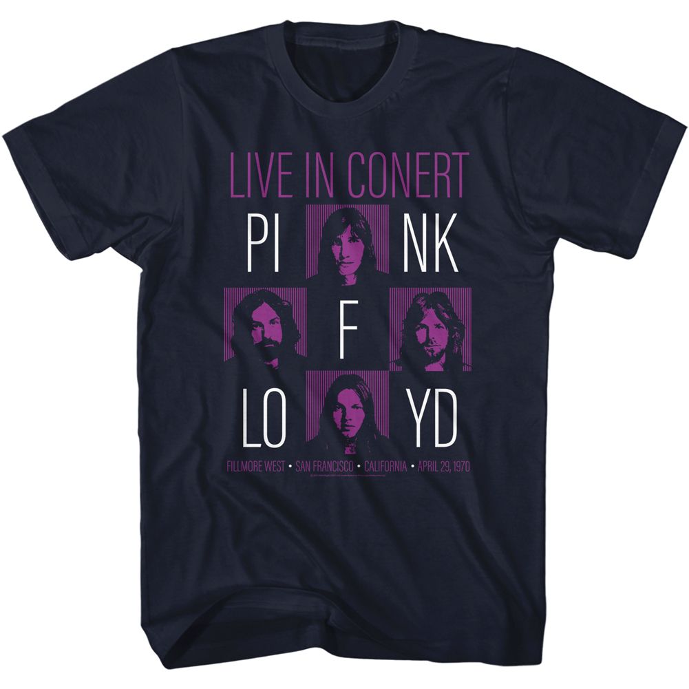 Wholesale Pink Floyd Live in Concert T-Shirt