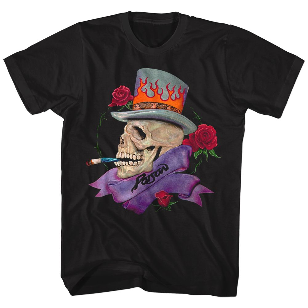 Wholesale Poison Skull Smokin Poison T-Shirt