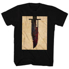 Wholesale Rambo Movie Knife Black Adult T-Shirt