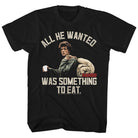 Wholesale Rambo Movie Something to Eat Black Adult T-Shirt