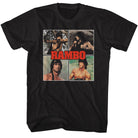 Wholesale Rambo Movie Multi Image Black Adult T-Shirt