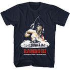 Wholesale Rambo Movie God Would Have Mercy Navy Adult T-Shirt