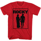 Wholesale Rocky Movie Poster Solid Red Adult T-Shirt