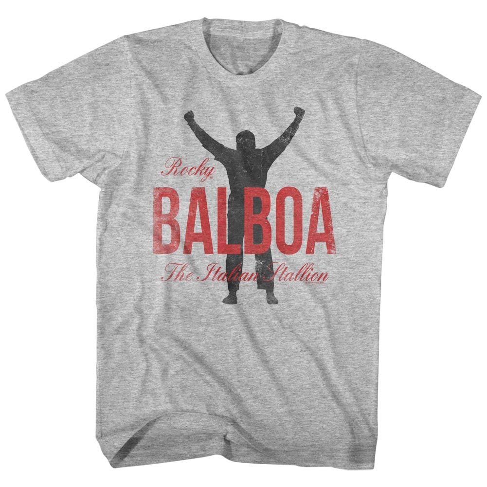 Wholesale Rocky Movie Balboa Heather Gray Adult T-Shirt