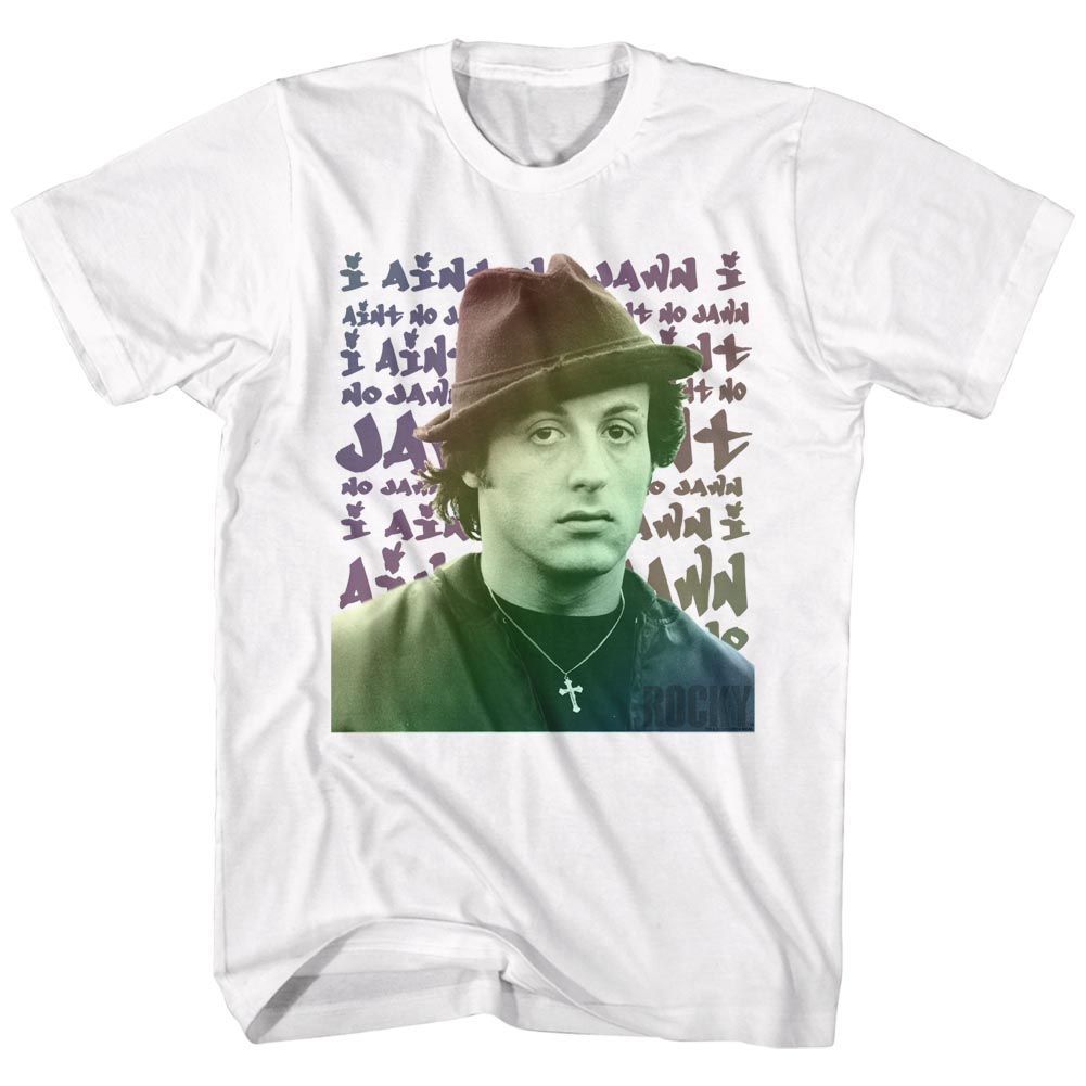 Wholesale Rocky Movie Jawn White Adult T-Shirt