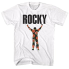 Wholesale Rocky Movie Flower 1 White Adult T-Shirt