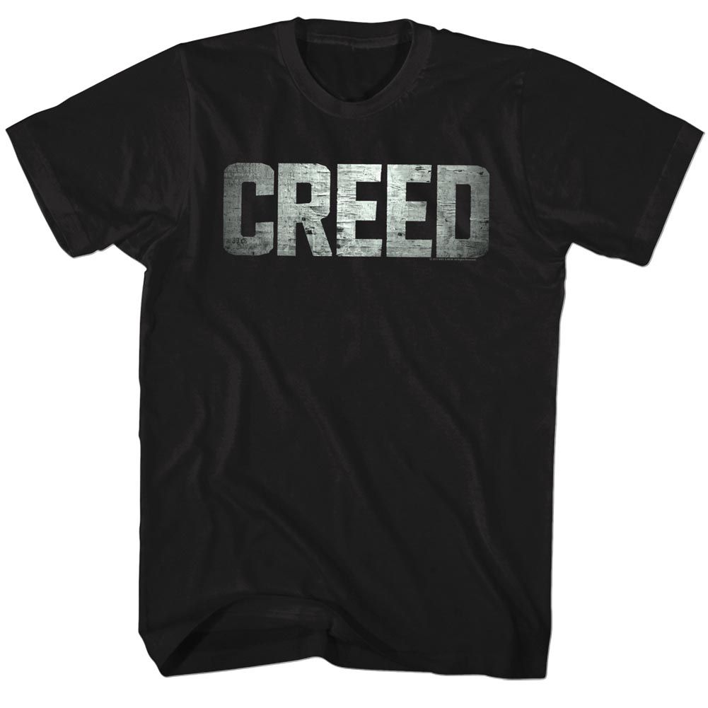 Wholesale Rocky Movie Creed Logo Black Adult T-Shirt