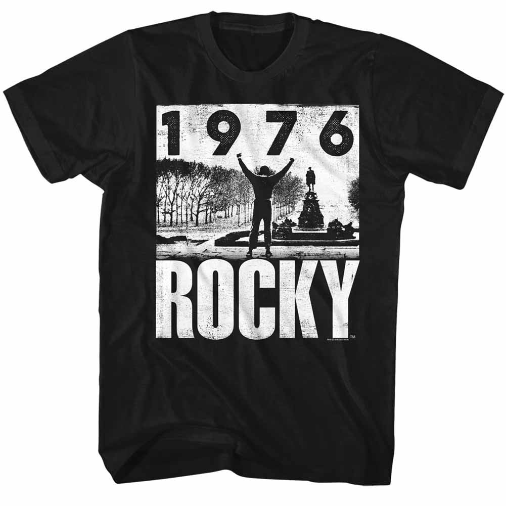 Wholesale Rocky Movie '76 is Awesome Black Adult T-Shirt