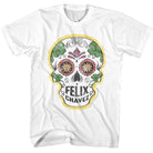 Wholesale Rocky Movie Felix Chavez Skull White Adult T-Shirt