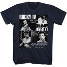 Wholesale Rocky Movie Iv Photos Navy Adult T-Shirt