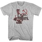 Wholesale Rocky Movie He Dies Heather Gray Adult T-Shirt