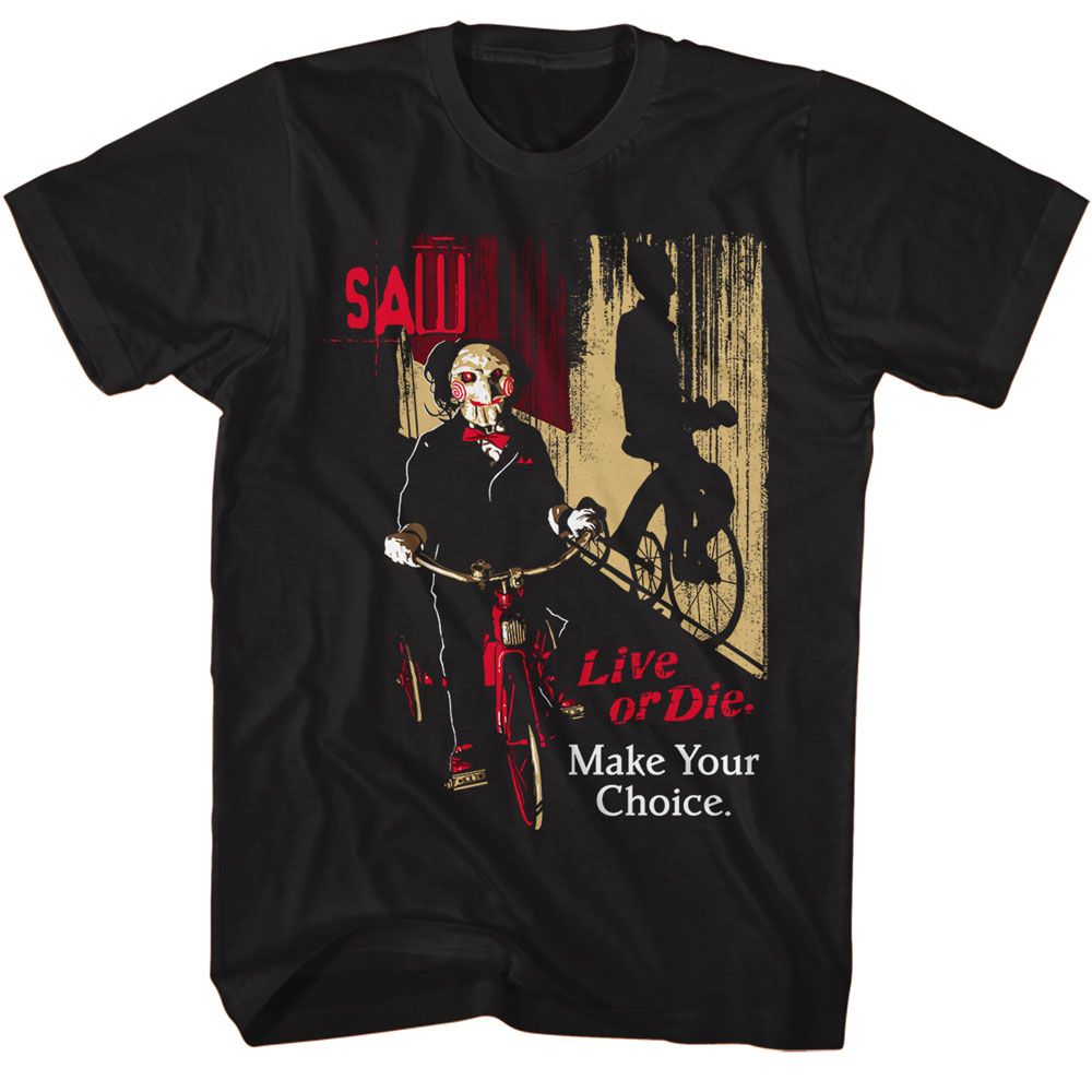 Wholesale Saw Movie your Choice Black Adult T-Shirt