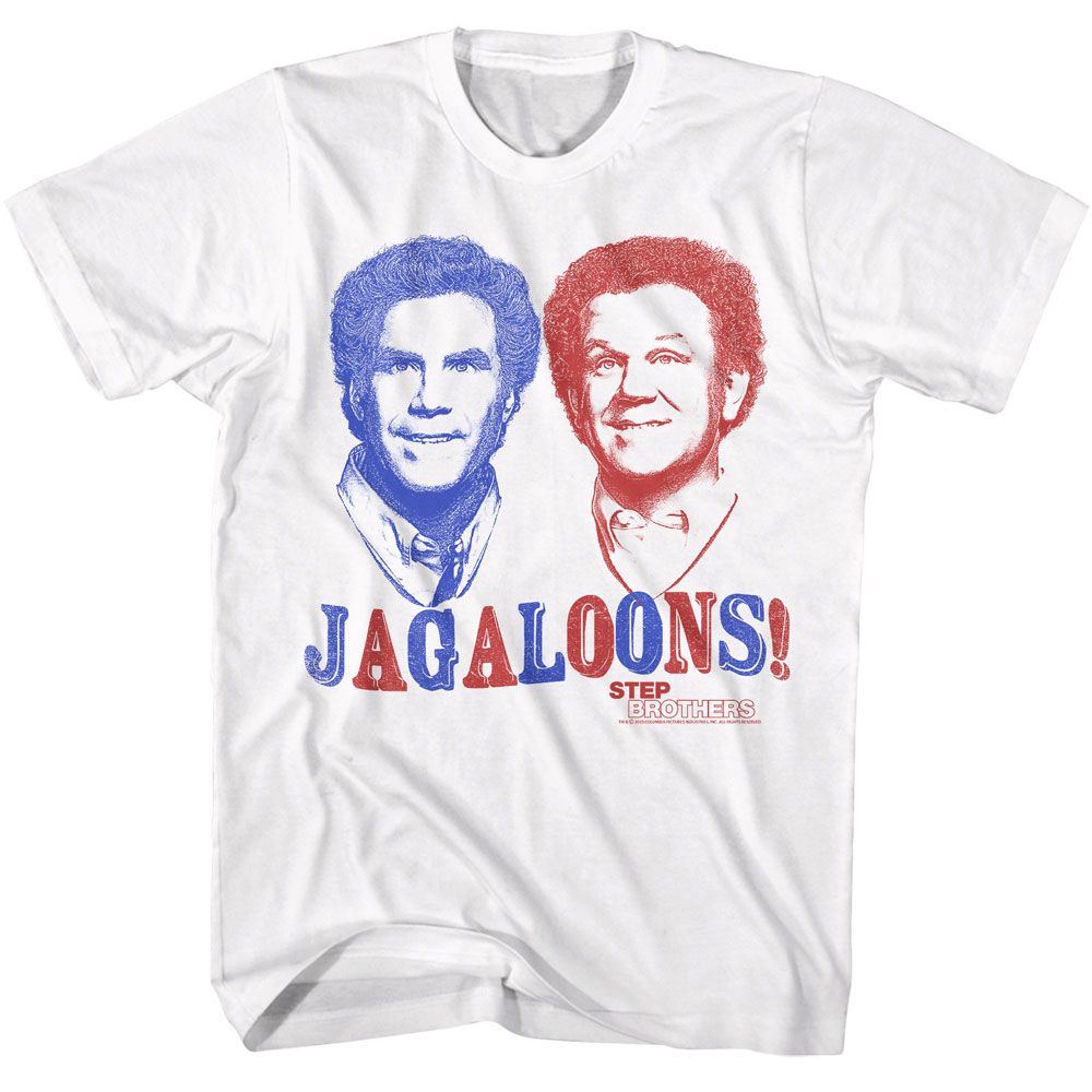 Wholesale Step Brothers Movie Jugaloons White Adult T-Shirt – Merch Showroom