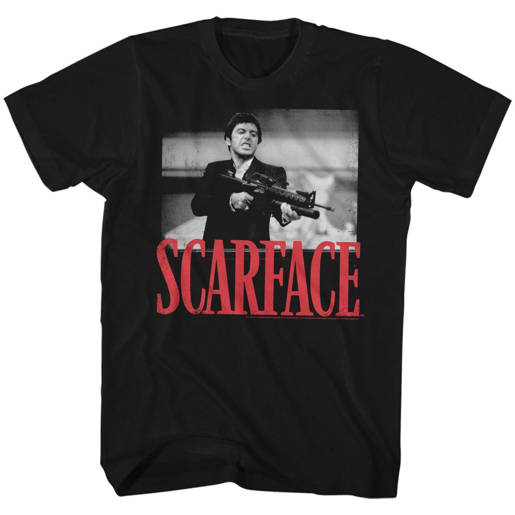 Wholesale Scarface Movie Shootah Black Adult T-Shirt