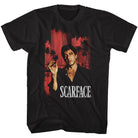 Wholesale Scarface Movie Red Cityscape Black Adult T-Shirt
