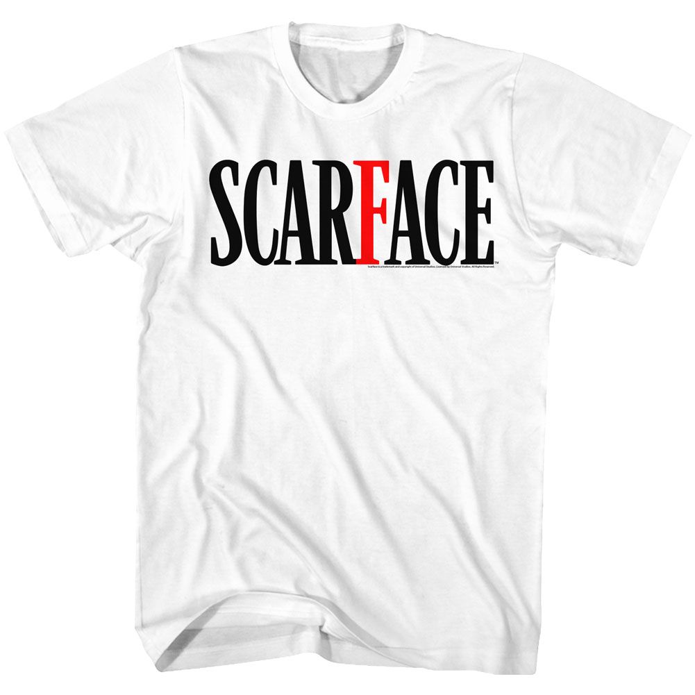 Wholesale Scarface Movie Logobr White Adult T-Shirt