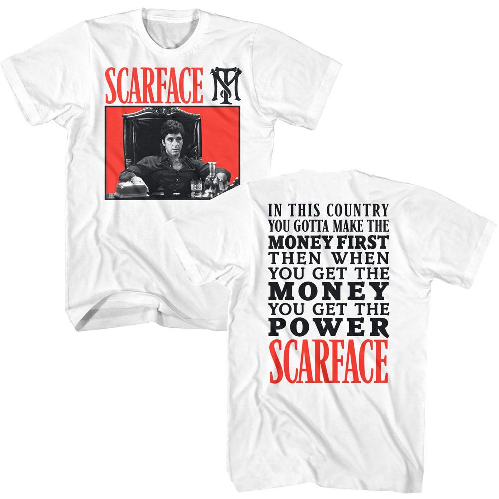 Wholesale Scarface Movie My Word and My White Adult T-Shirt