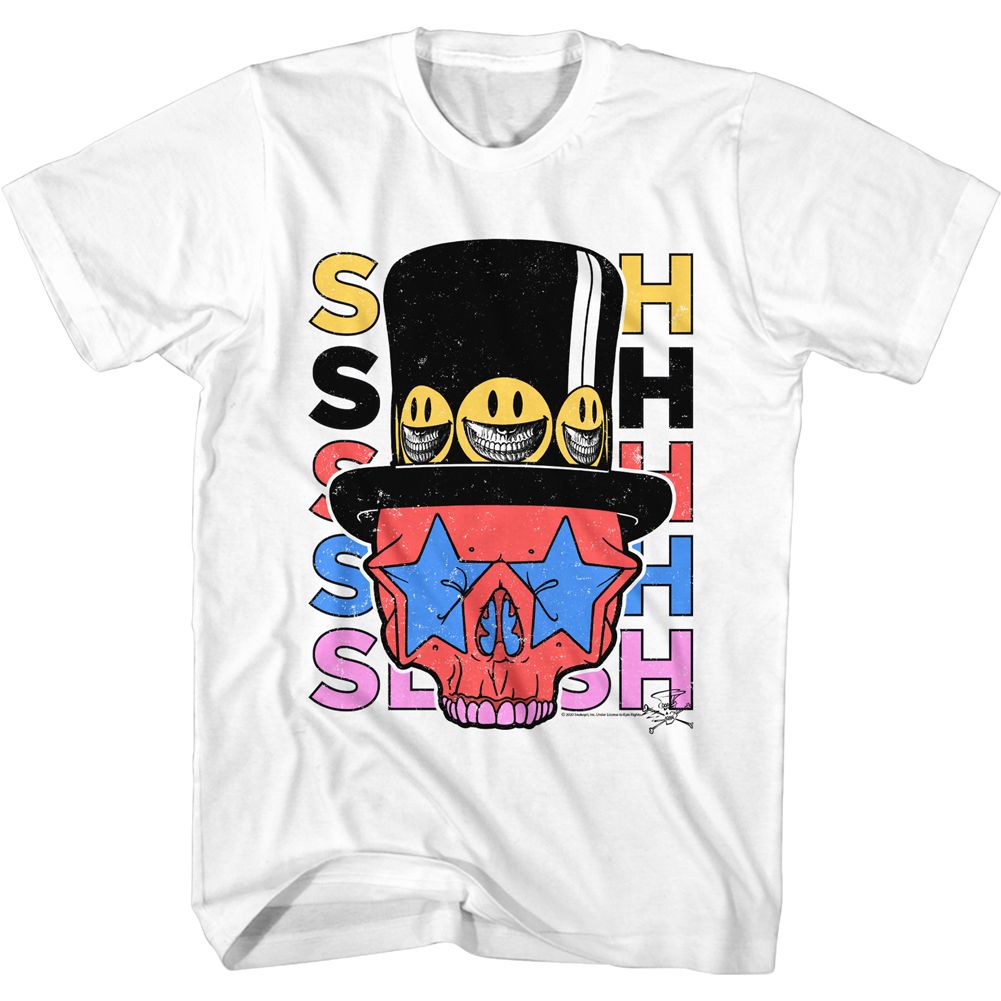 Wholesale Slash Skull and Hat T-Shirt