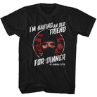 Wholesale Silence of the Lambs Movie Friend for Dinner Black Adult T-Shirt