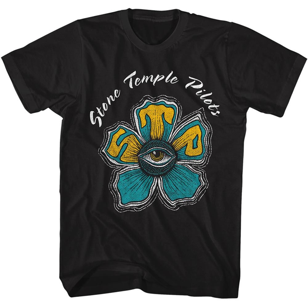 Wholesale Stone Temple Pilots Eye Flower T-Shirt