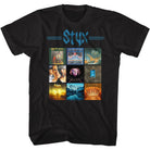 Wholesale Styx Many Albums T-Shirt