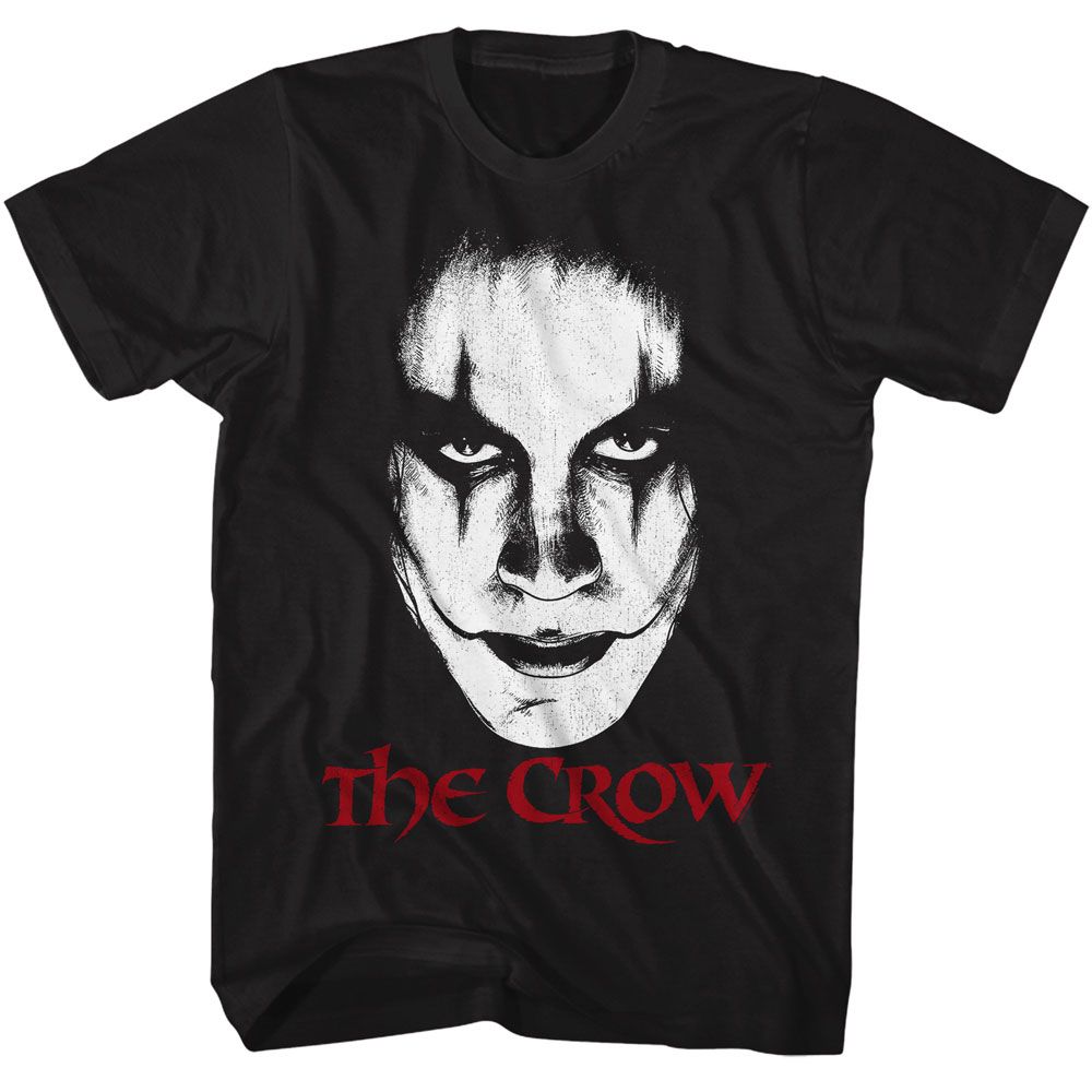 Wholesale The Crow Movie Face Black Adult T-Shirt