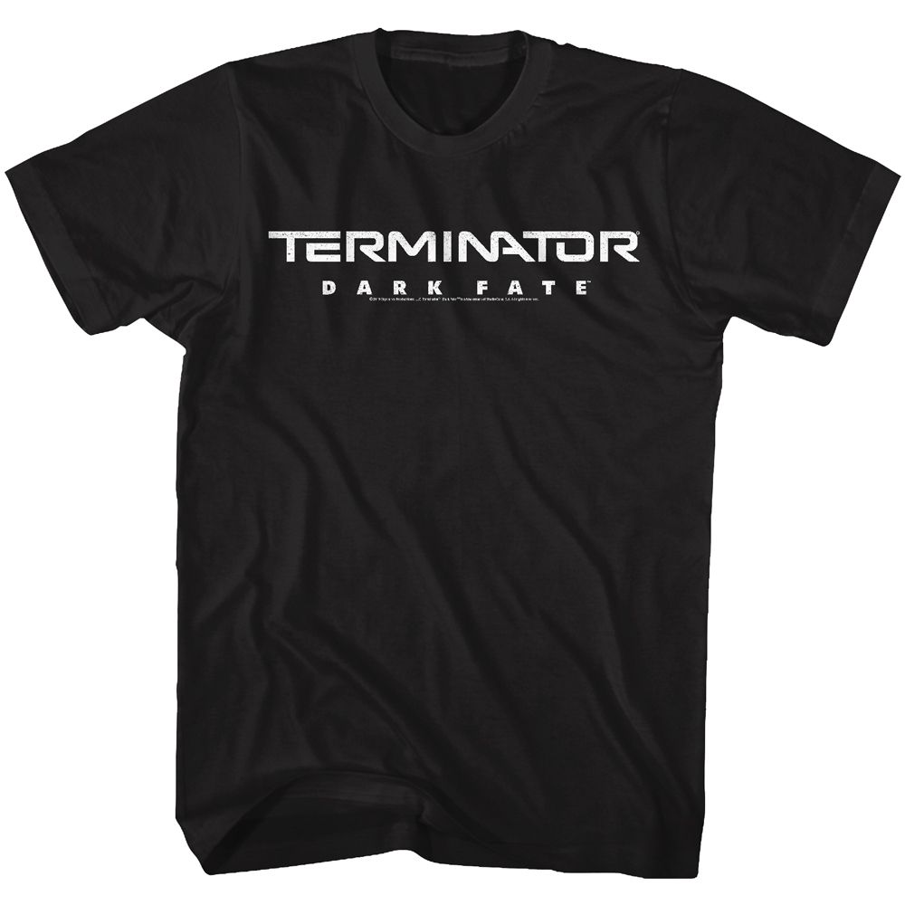 Wholesale Terminator Dark Fate Dark Fate Logo Black Adult T-Shirt