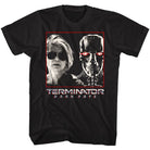 Wholesale Terminator Dark Fate Sarah and Rev9 Black Adult T-Shirt