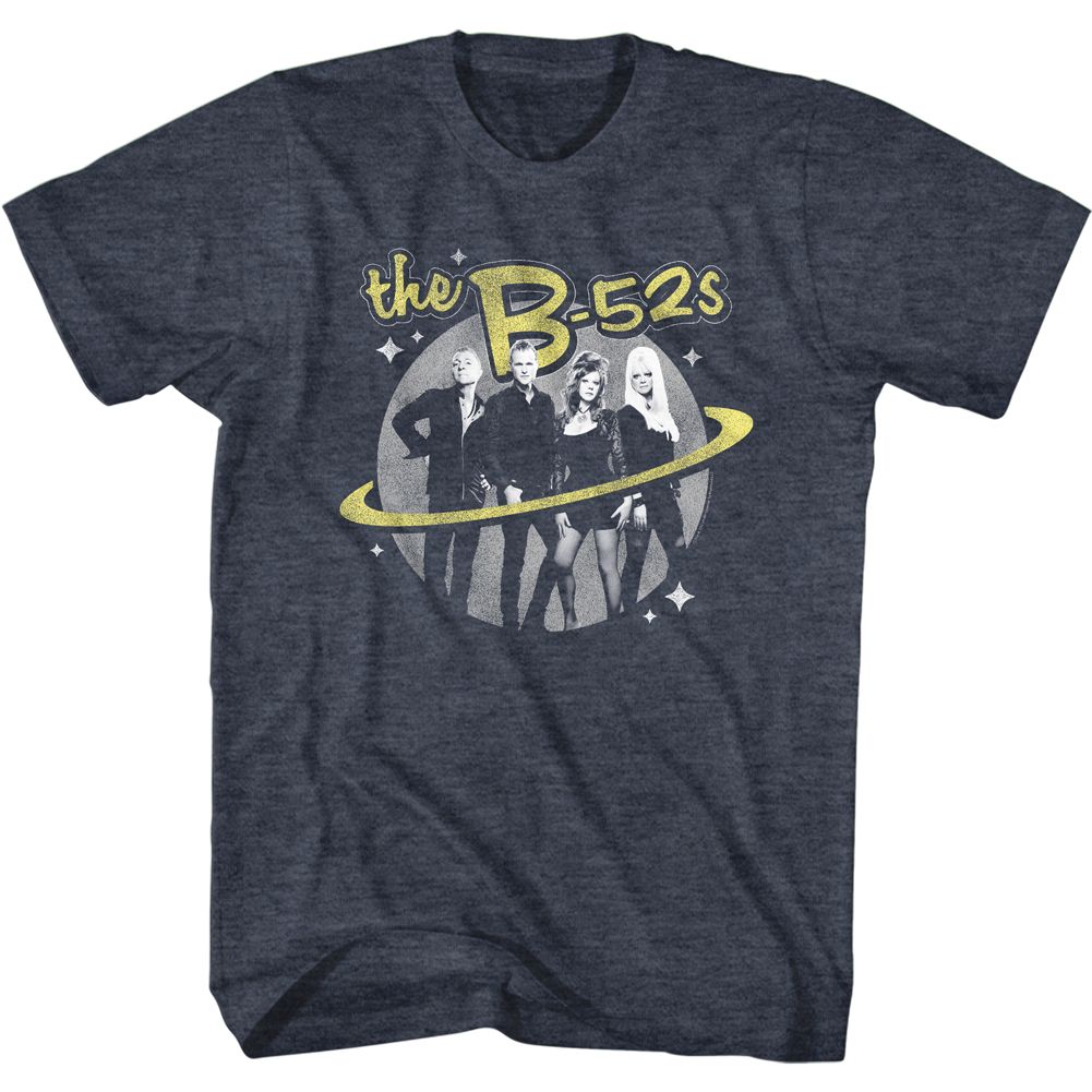 Wholesale The B-52's Logo and Planet T-Shirt