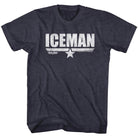 Wholesale Top Gun Movie Ice Man Heather Navy Adult T-Shirt