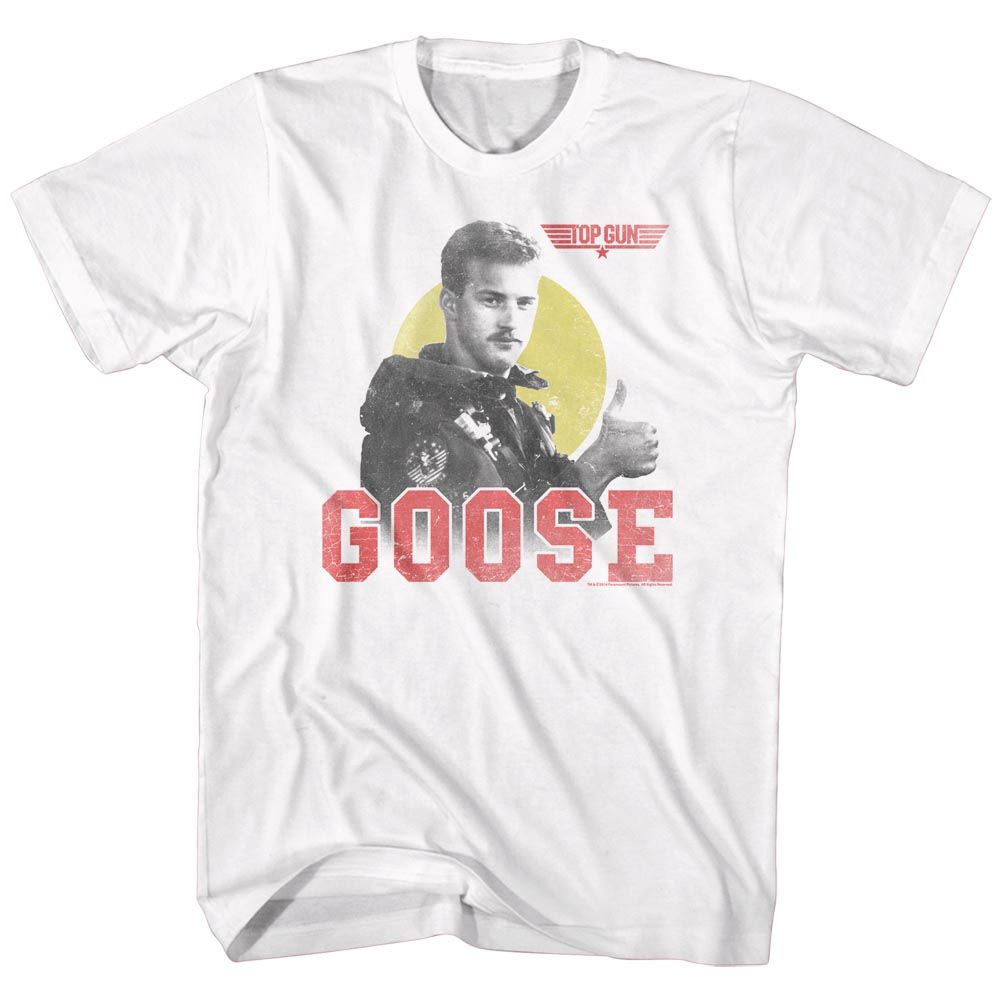 Wholesale Top Gun Movie Goose White Adult T-Shirt
