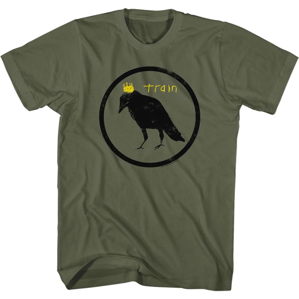 Wholesale Train Crow and Crown in Circle T-Shirt