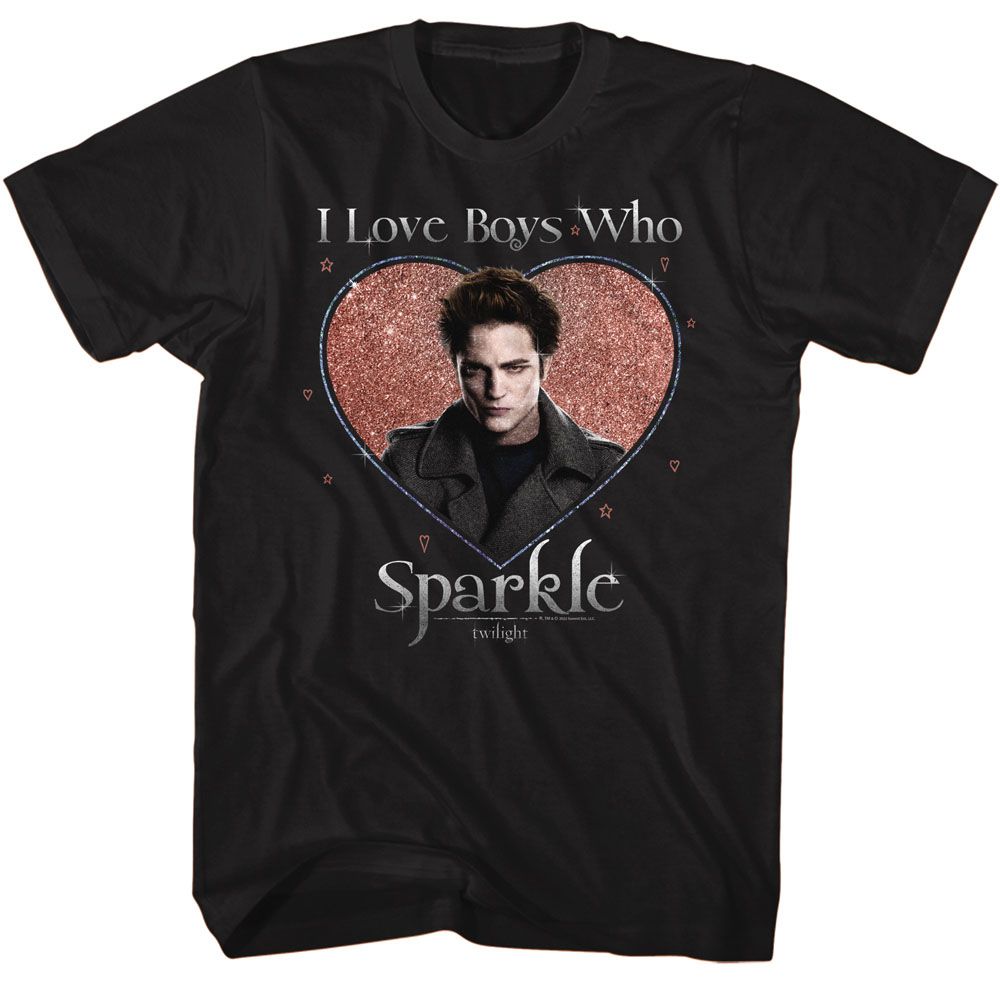 Wholesale Twilight Movie Love the Sparkle Black Adult T-Shirt