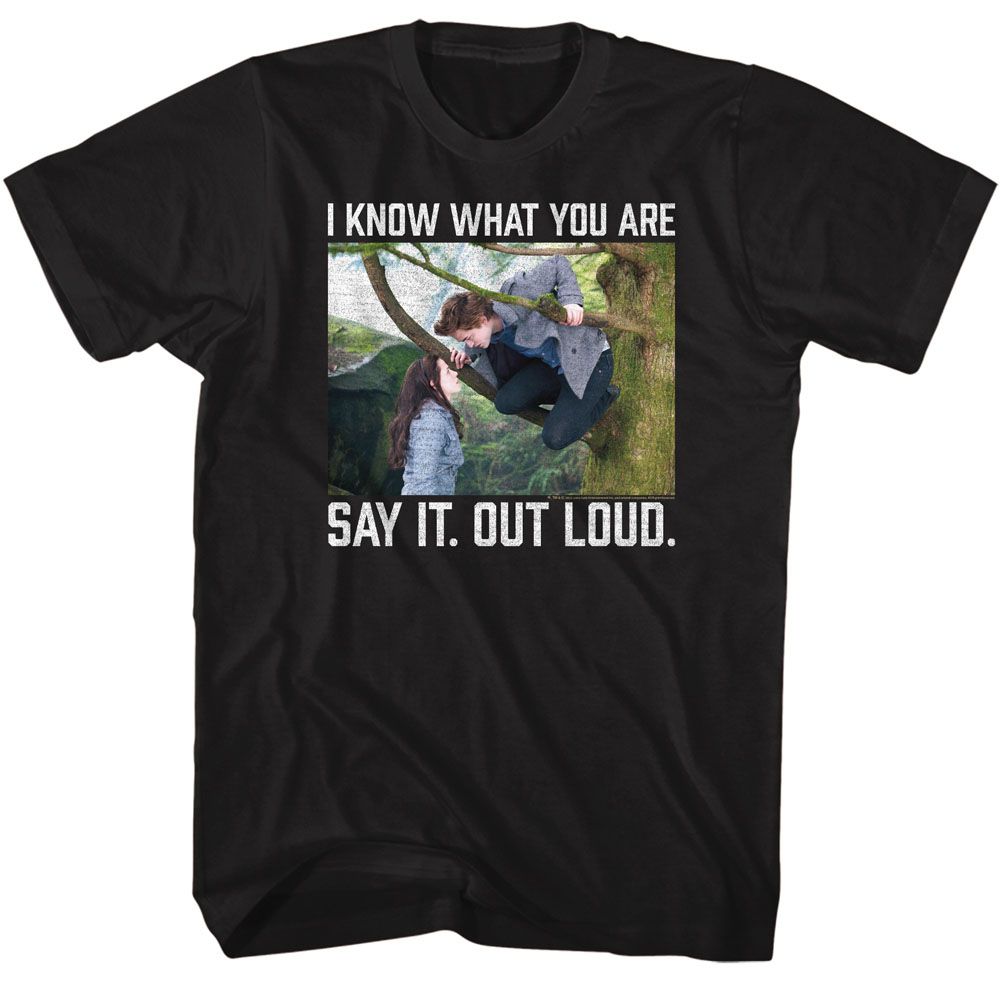 Wholesale Twilight Movie Say it Out Loud Black Adult T-Shirt