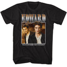 Wholesale Twilight Movie Two Image Box Black Adult T-Shirt
