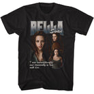 Wholesale Twilight Movie Bella Ireevocably in Love Black Adult T-Shirt