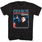 Wholesale Twilight Movie Charlie 90's Design Black Adult T-Shirt