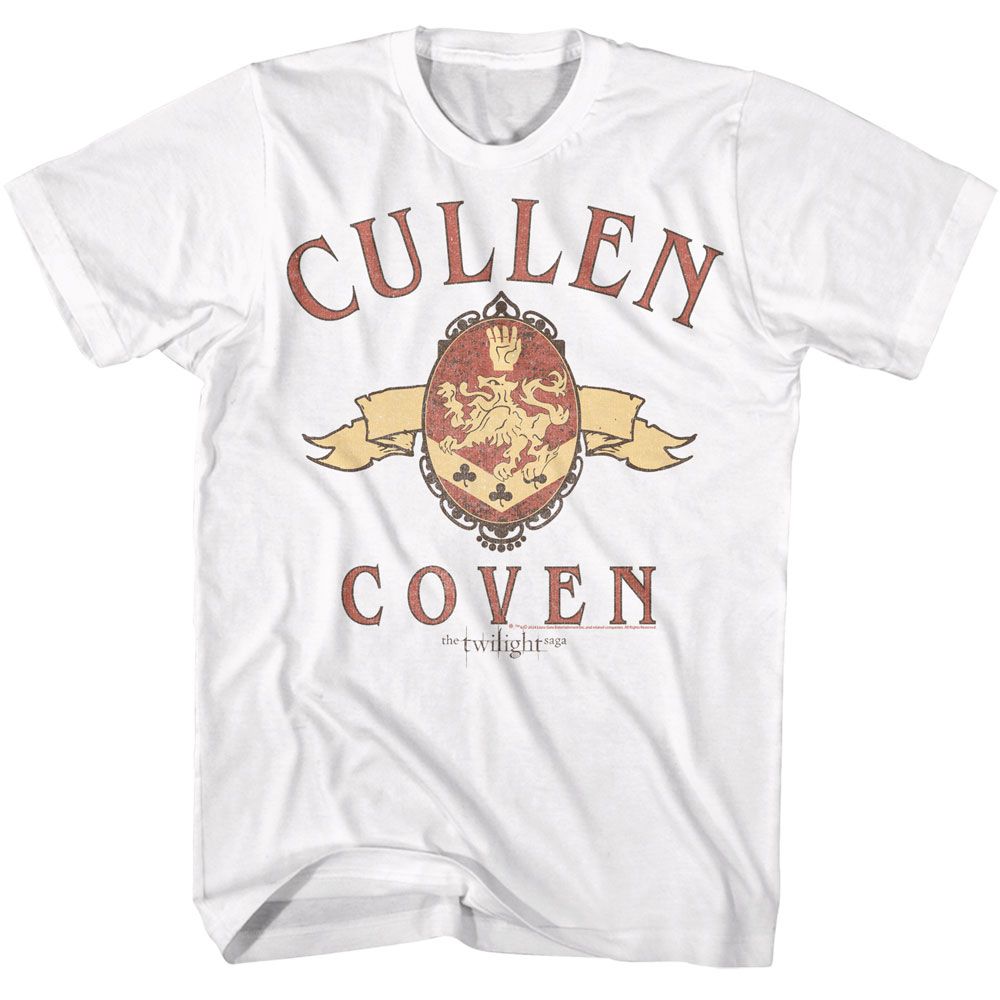 Wholesale Twilight Movie Cullen Coven Preppy White Adult T-Shirt
