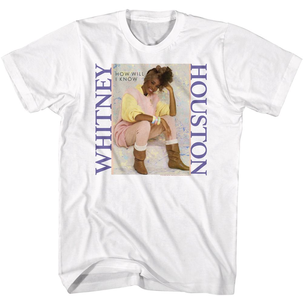 Wholesale Whitney Houston Pastel How Will I Know T-Shirt